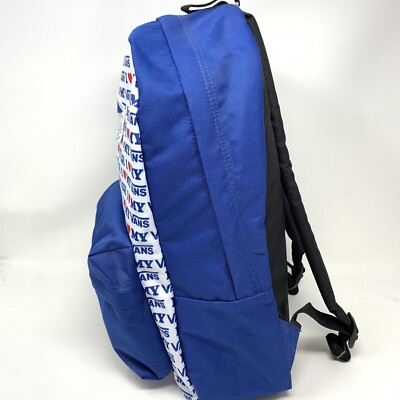 Vans I Love My Backpack School Bag Skate New Red Blue Heart  display picture 1