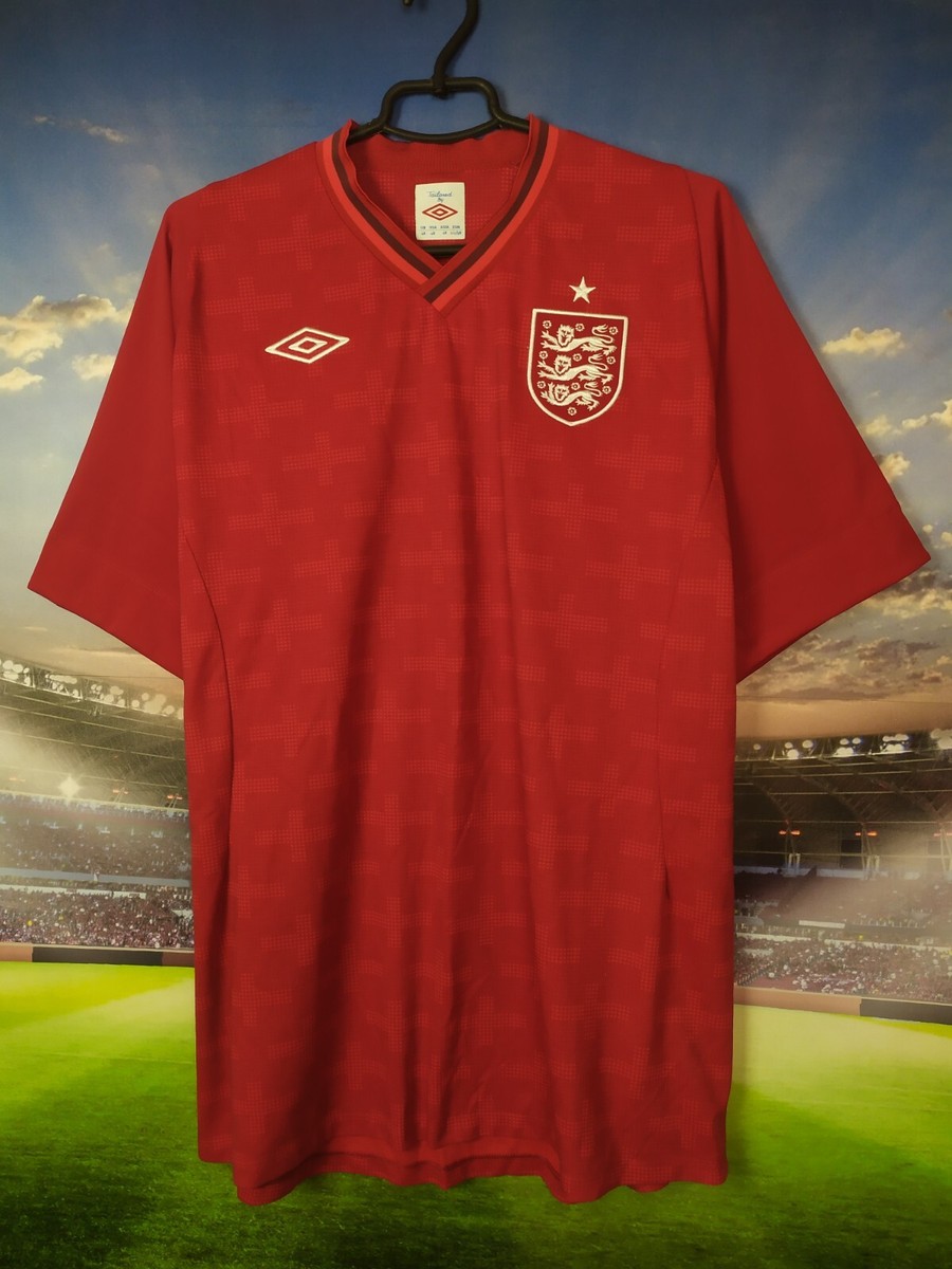 England Away football shirt 2012 - 2013 Team Jersey Red Umbro Mens