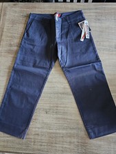 Dickies Girl's Original Classic Pant Flat Front Navy Blue Pants Size 7