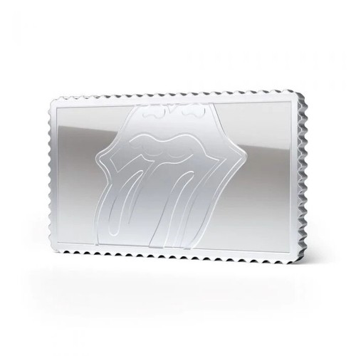 The Rolling Stones Silver Stamp Ingot Limited Edition 60th anniversary collector - Picture 3 of 6