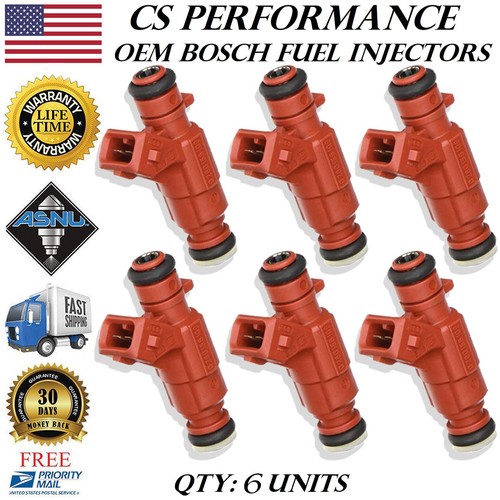 OEM Bosch Fuel Injectors Set (6) 0280156109 for 0008 MercedesBenz 3