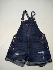 JORDACHE BLUE DENIM BIB SUMMER SHORTS OVERALLS COVERALL Sz XXL Waist 42  