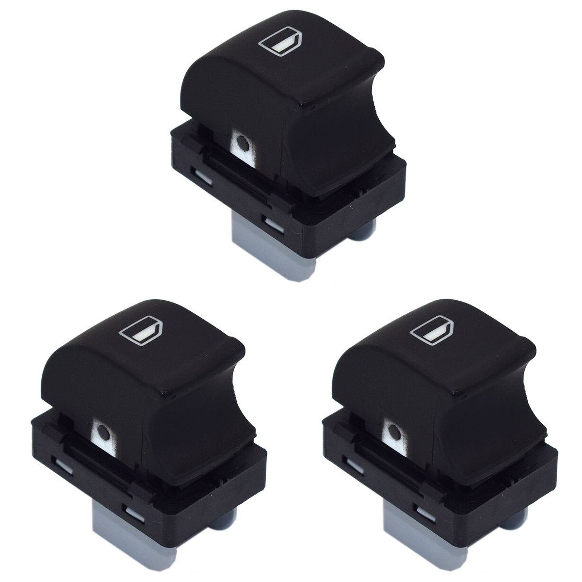 Lot De 3 Boutons Lève-Vitre Électrique Pour AUDI A3, A6, Q7 - Référence OE 4F0959855A - Neuf
