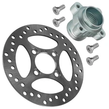 Rear Brake Rotor Disc & Hub For Yamaha Raptor 700 700R YFM700 YFM700R 2006-2013