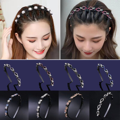 Double Bangs Hairstyle Hair Clips Bangs Hair Band Hairpin Headband with  Clip US
