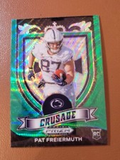 2021 Prizm Draft Picks - Crusade Pat Freiermuth #173 Green WAVE Prizm (RC)