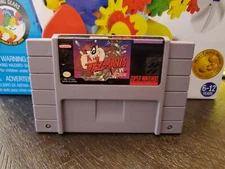 TAZ MANIA - Authentic SNES Super Nintendo Game (Tested)