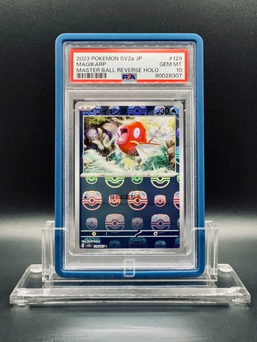 PSA 10 SV2a Pokemon 151 Japanese 129/165 C Magikarp Master Ball Reverse Holo
