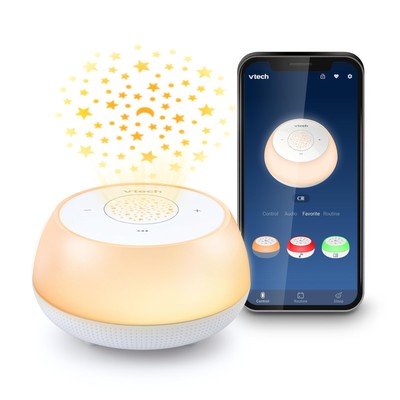 VTech BC8213 Hush Junior Sleep Training Soother with Bluetooth Night Light