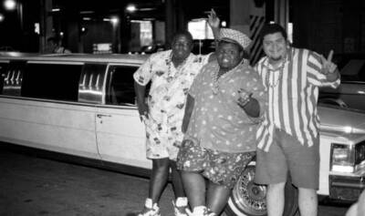 Kool Rock Ski, Buffy and Prince Markie Dee of The Fat Boys 1987 OLD PHOTO 6