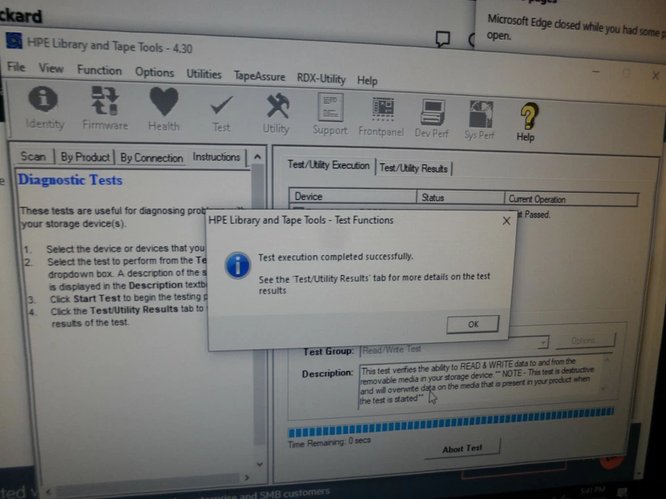 HP HPE LTO5 Ultrium3000 FC for MSL BL544B 695110-001 ( NOT BL544A 603882-001 ) - Image 4 of 4