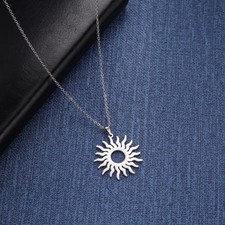 HotSun Totem Pendant Stainless Steel Necklace Earrings Jewelry Set Women Gift