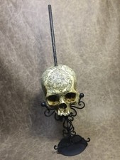 Hogwartz Skull Zane Wylie Slythrin Gryfindor Rvenclaw Hufflepff RESIN REPLICA
