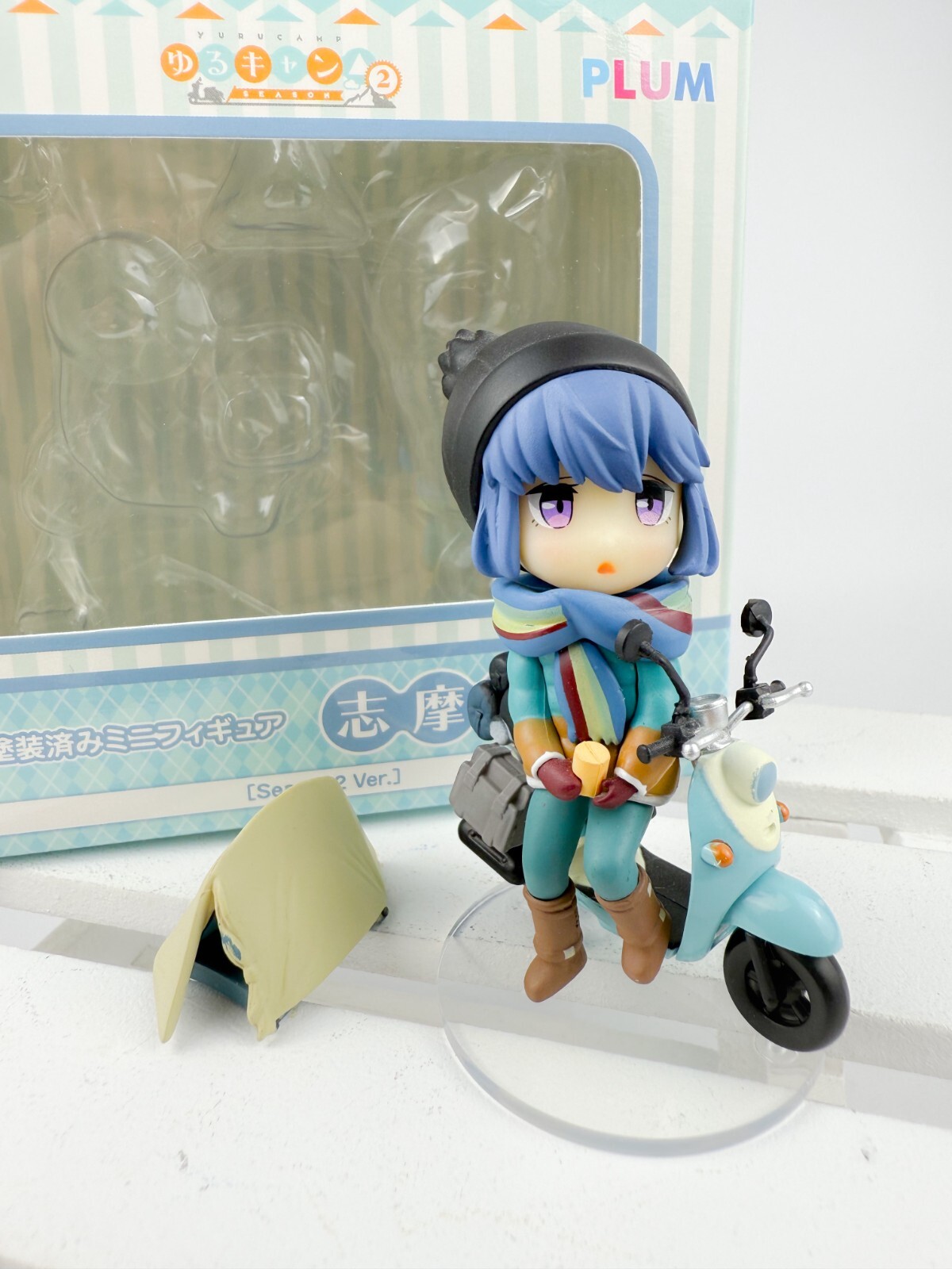 Laid-Back Camp Rin Shima Figure PLUM Yuru Camp Season2 Ver. FuRyu 7cm Japan
