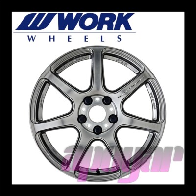 WORK EMOTION T7R WHEEL (1pcs) 17 inch 7.0J 53 100 4H Glimit Silver