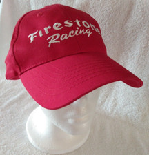 Firestone Racing Snapback Curved Brim Embroidered Red Hat Cap NWOT