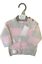 miniatuur 1 - Mothercare Girls Baby Jumper Knitted Bunny Rabbit Pink Grey Striped Sweater Top