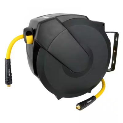 #ad HUSKY Retractable Wall mount Enclosed Hybrid Air Hose Reel 3 8 in. x 50 ft. $103.04