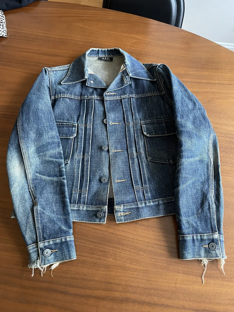 APC early 90s iconic denim jacket size 38