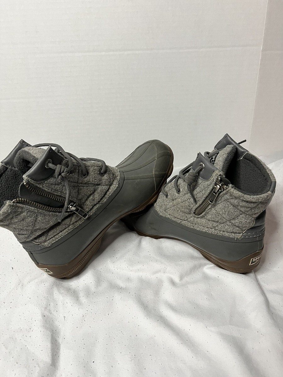 Grey Sperry Gulf Syren Sperry Syren Gulf Wool Quilt Duck Boot In
