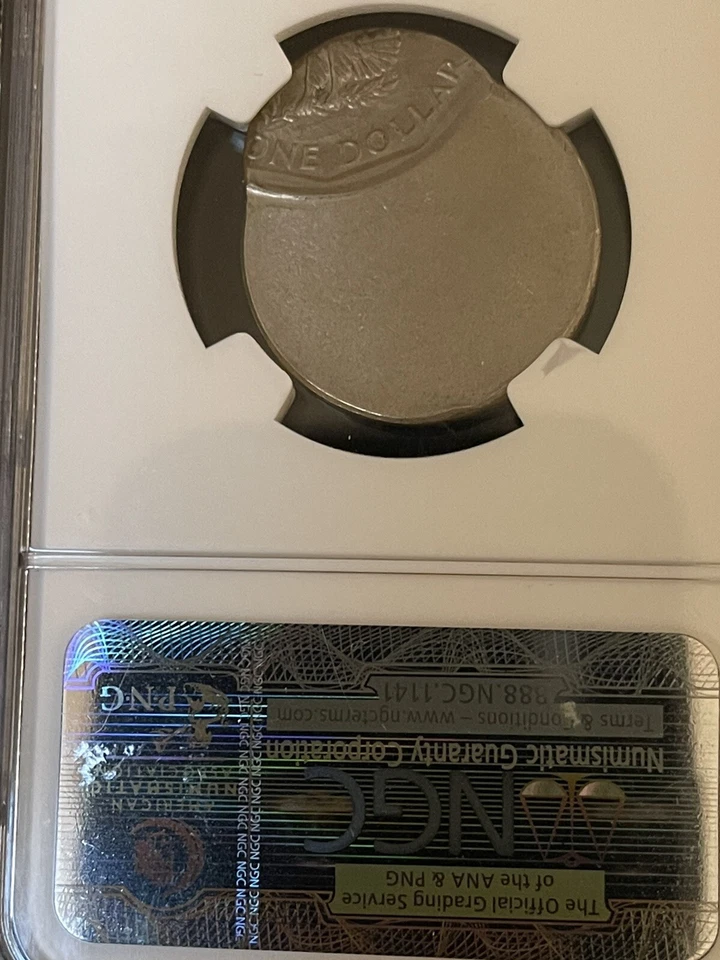 ER292 Mint Error Susan B. Anthony Dollar Struck 75% Off Center NGC MS64 - Image 4 of 4