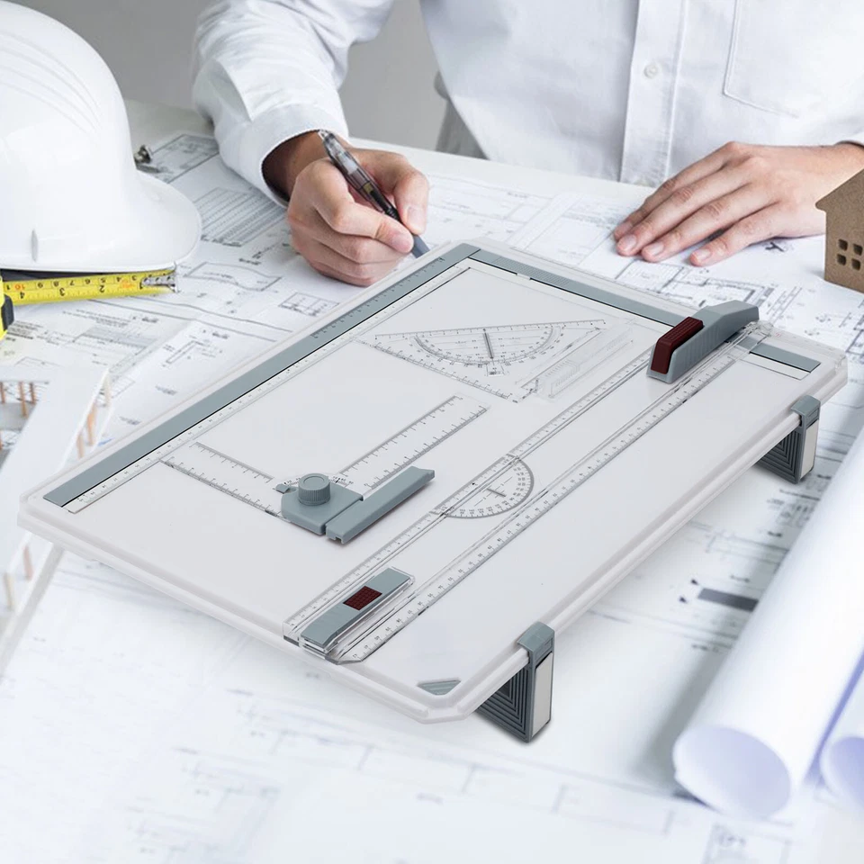 Multifunktional Professionelles Zeichenbrett Zeichenplatte Reißbrett A3 Kit Set. - Bild 4 von 4