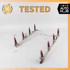 07-12 Mercedes R230 SL550 M273 Fuel Injection Rail With Fuel Injectors OEM