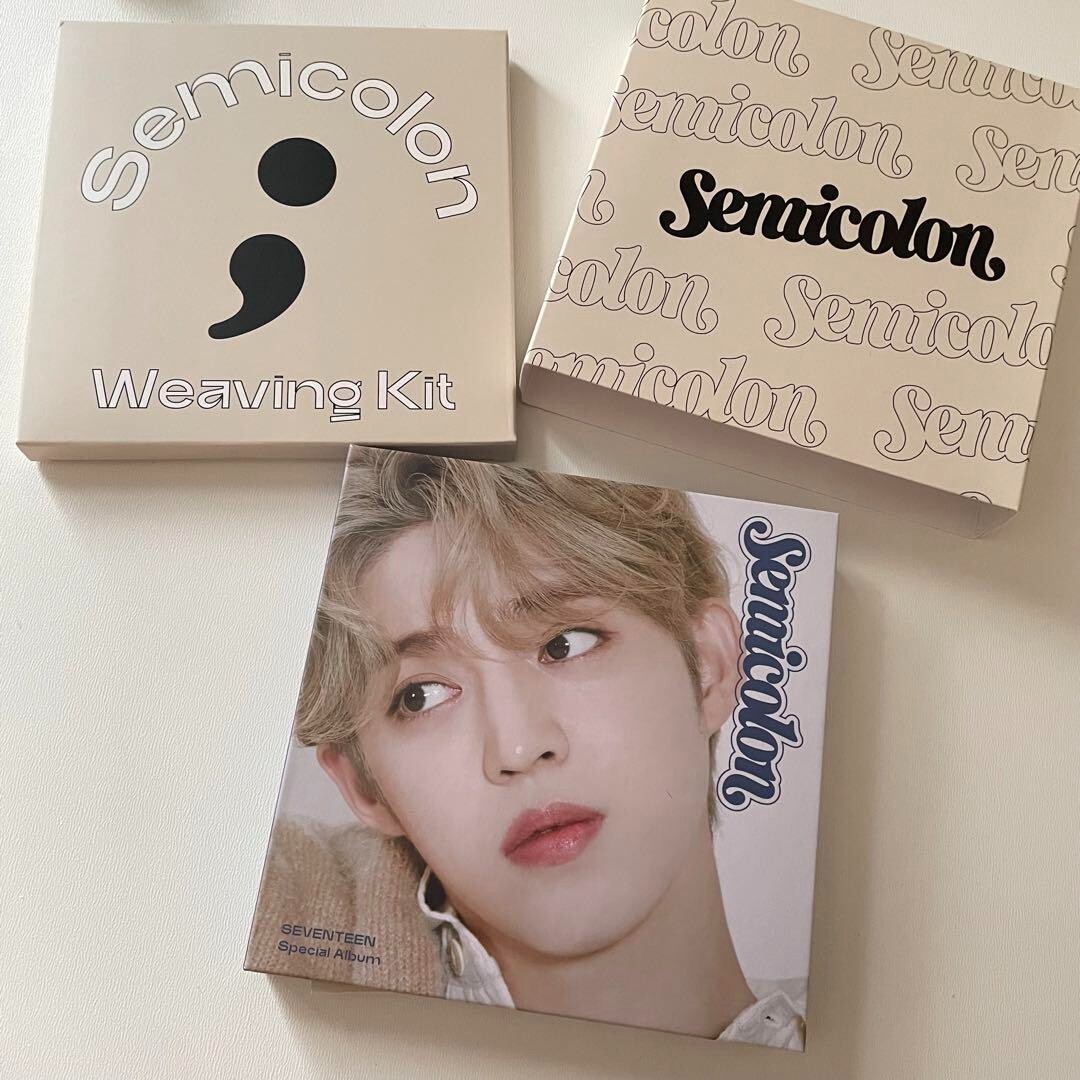 SEVENTEEN s.coups special album Semicolon Photobook weaving