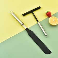 Stainless Steel French Crepe Spreader Pancake Like Batter Spreading Tool Spatula