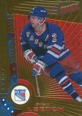 1997-98 Pacific Dynagon #80 BRIAN LEETCH - New York Rangers