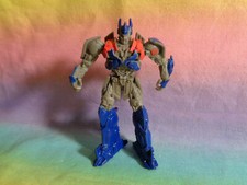 PVC Transformer Robot Gray Blue Action Figure or Cake Topper