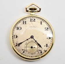 1920 Longines 15 Jewels Gold Filled Pocket Watch WATCH362