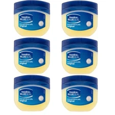 6 Pack Vaseline Petroleum Jelly Original Travel Size, 50ml/1.7 oz