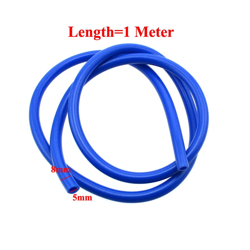 Línea de manguera de combustible azul de 5 mm ID para motocicleta Pit Dirt Bike ATV Quad Go Kart Buggy Foto 2 de 4