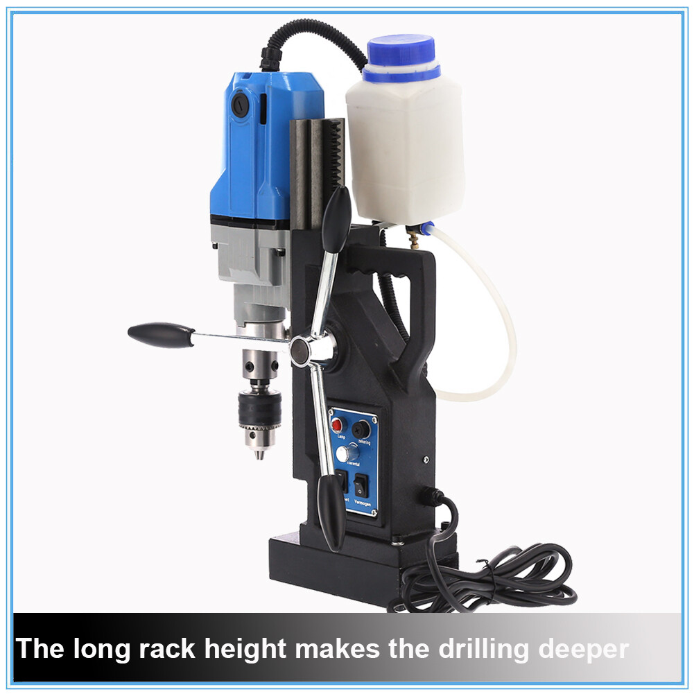 1100W MD40 Base Drill Press 40mm Boring 10000N Force