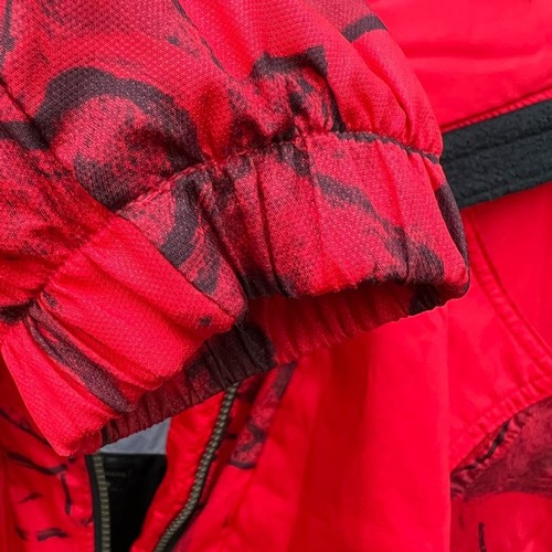 Cappotto invernale vintage anni 90 NILS skiwear rosso vibrante e nero taglia 10/M raro - Foto 12 di 16