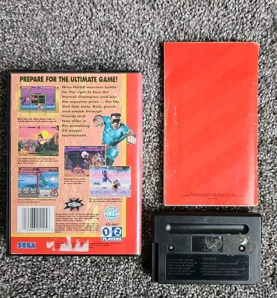 Eternal Champions SEGA Genesis 1145 - Image 2 of 2