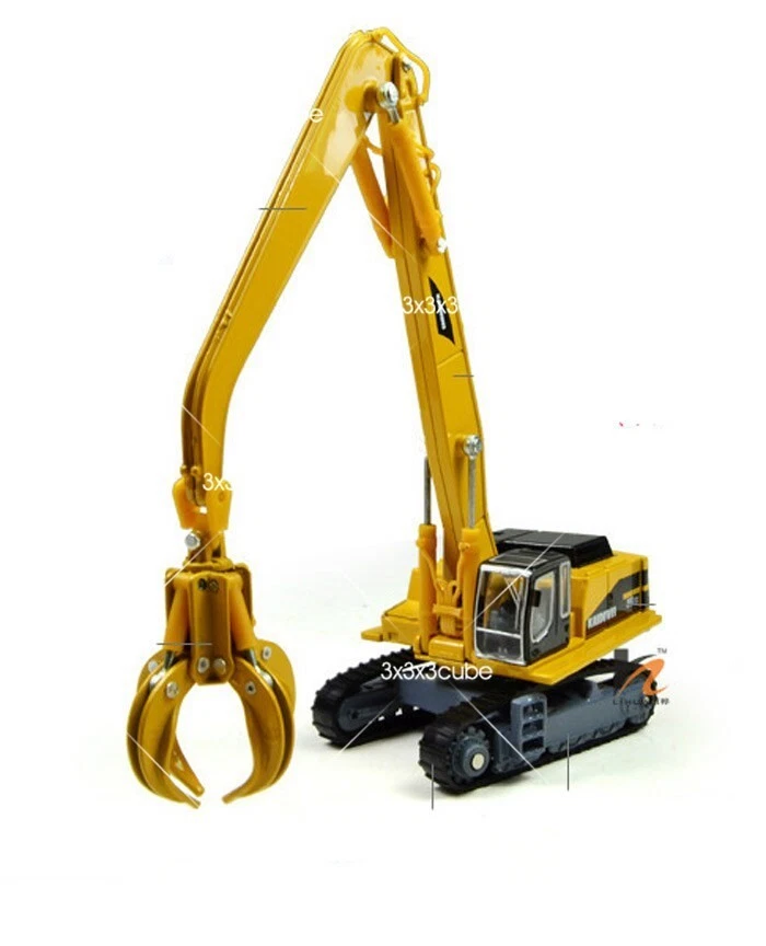 1:87 Grab & Magnet Attachment Crane Construction Equipment Diecast Model Truck - Image 3 of 4