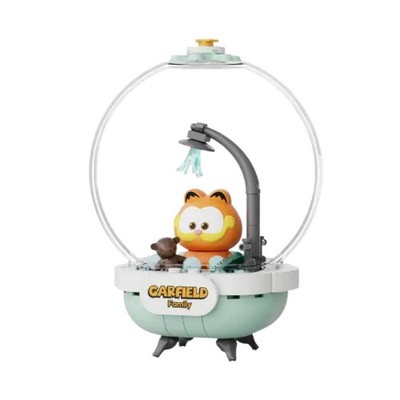 Pantasy The Garfield Movie Cozy Bath #86802 Building Block Set   140-Piece Cryst