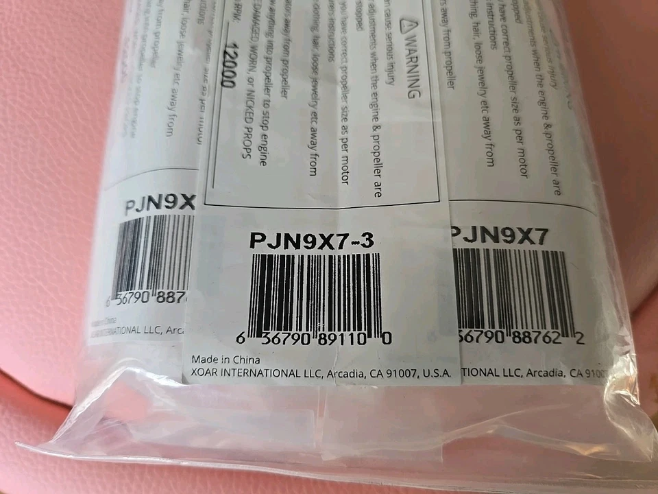 Three XOAR PJN 9x7 RC Electric Model Airplane Propellers - Image 3 of 3