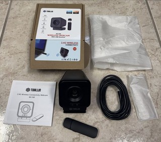 TOALLIN 1080P HD Wireless Webcam for PC Built in Noise Canceling Microphone