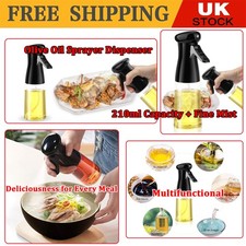 🔥 Buy One Get One Free: 7oz/200ml (UK) Black Olive Oil Sprayer Dispenser