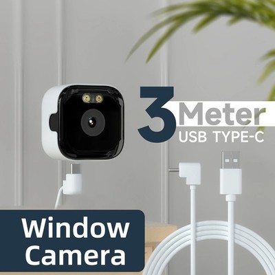 HEIYOUCAM Fensterkamera - ersetzt Außenkameras | 2,4/5GHz WLAN | 3MP Resolu