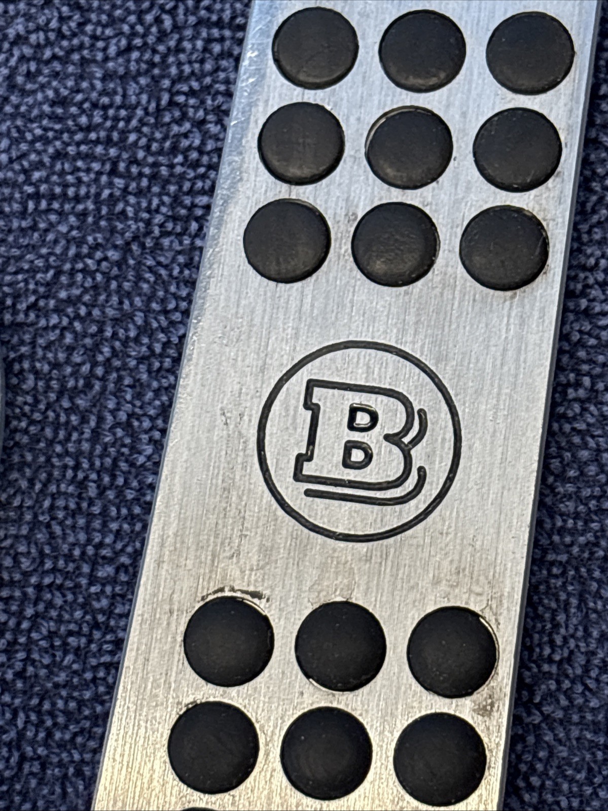 2008 Smart Fortwo Convertible Brabus Pedal Inlay Used Set ( NO SCREWS )