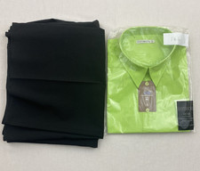 Women&rsquo;s Workwear Bundle Size 28 (2 Items) New Trousers & Shirt Black/Green