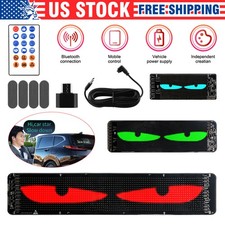 USB LED Car Flexible Sign Scrolling Message Display Screen,APP Programmable RGB