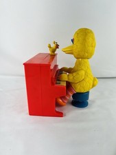 Vintage Illco Sesame Street Big Bird Piano Toy 1980s Rare