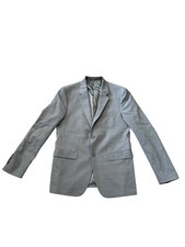 Theory Blazer Jacket Sports Coat Suit Wool Gray Men  s SZ 40S Excellent Condition