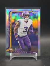 2025 Topps Chrome Football Jordan Addison Refractor 