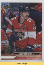2023-24 Upper Deck Series 2 Speckled Rainbow Foil Josh Mahura #328 READ 1e7g